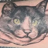 I HAVE A TATTOO OF MY CAT